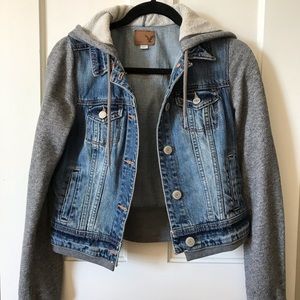 Jean Jacket x Hoodie Hybrid